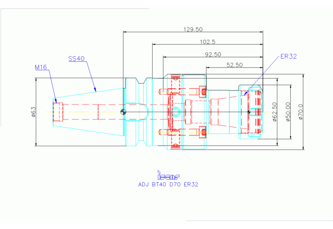 ADJ BT40 D70 ER32