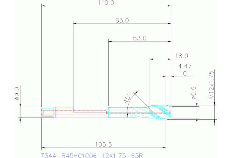 T34A-R45H01C06-12X1.75-65R