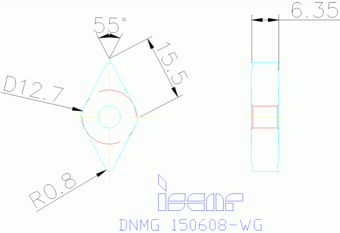 DNMG 150608-WG IC807