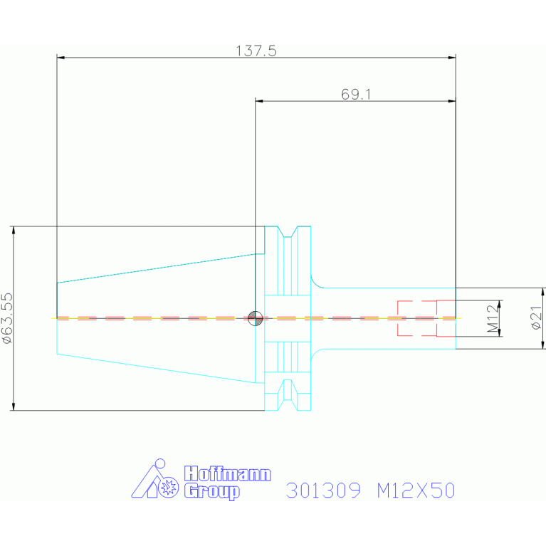 301309 M12X50