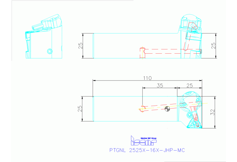 PTGNL 2525X-16X-JHP-MC