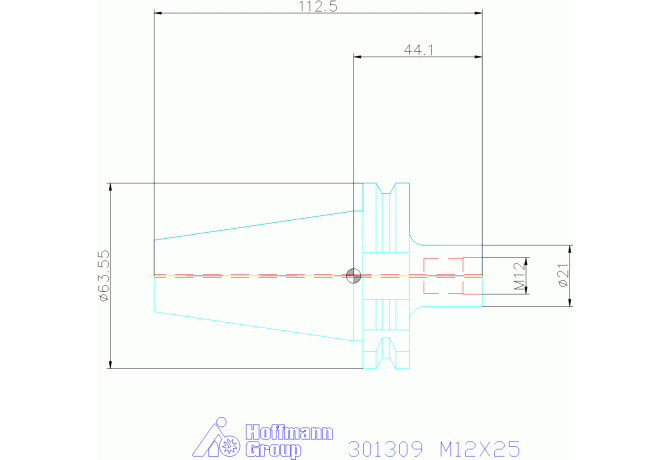 301309 M12X25