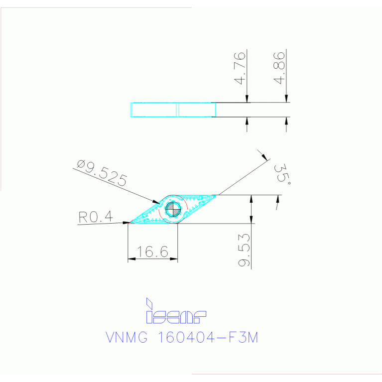 VNMG 160404-F3M IC6015