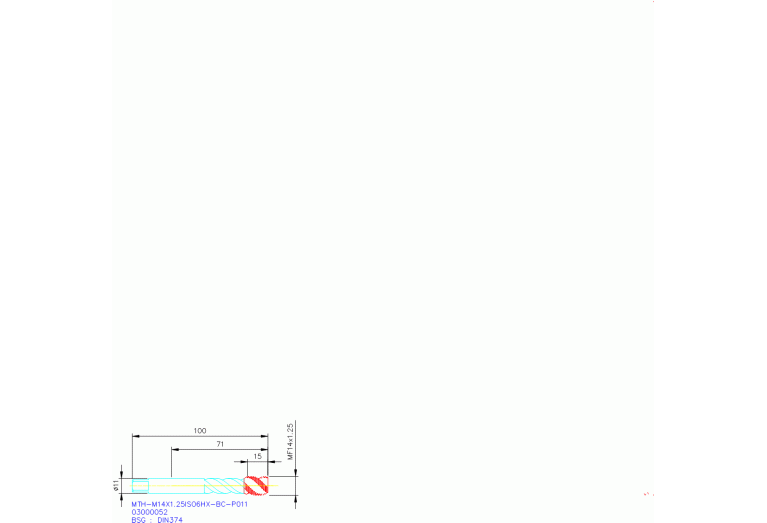 MTH-M14X1.25ISO6HX-BC-P011