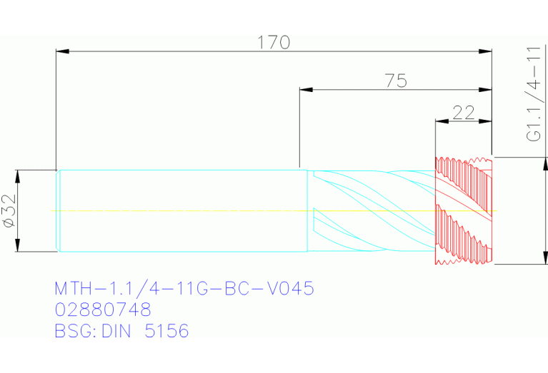 MTH-1.1/4-11G-BC-V045