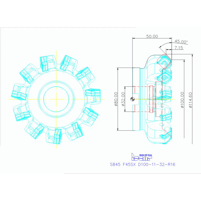 S845 F45SX D100-11-32-R16