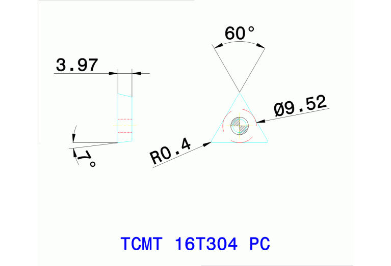 TCMT 16T304 PC TT8125