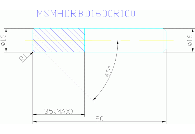 MSMHDRBD1600R100