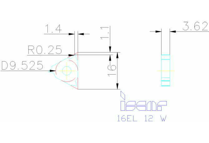 16EL 12 W IC908