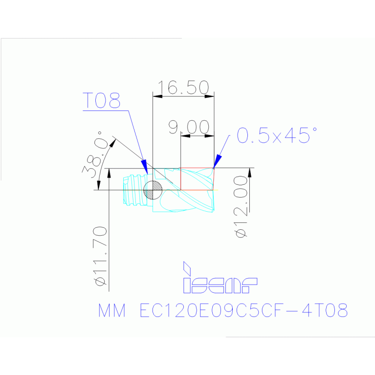 MM EC120E09C5CF-4T08 IC908