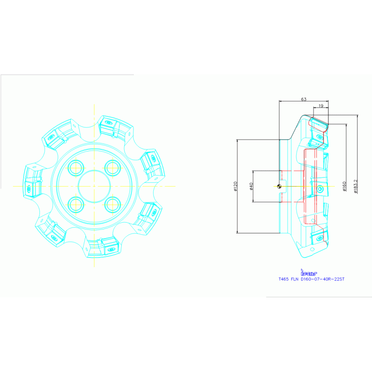 T465 FLN D160-07-40R-22ST
