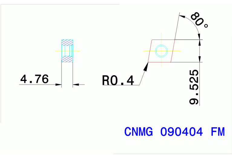 CNMG 090404 FM TT8105