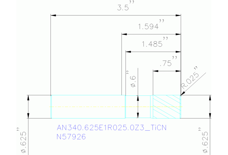 AN340.625E1R025.0Z3 TICN
