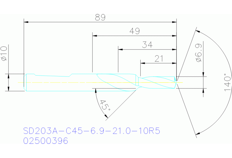 SD203A-C45-6.9-21.0-10R5
