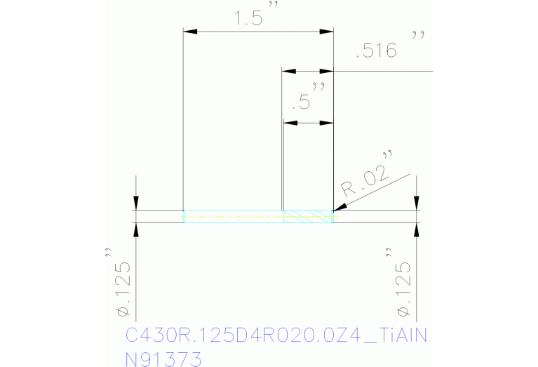 C430R.125D4R020.0Z4 TIALN