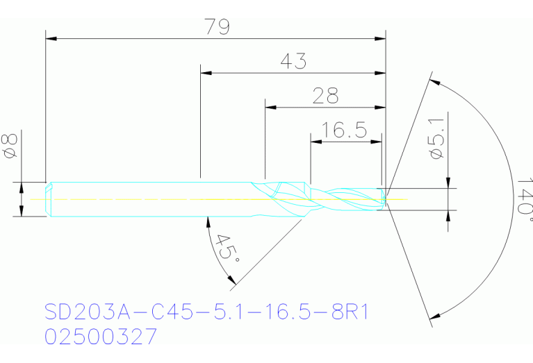 SD203A-C45-5.1-16.5-8R1