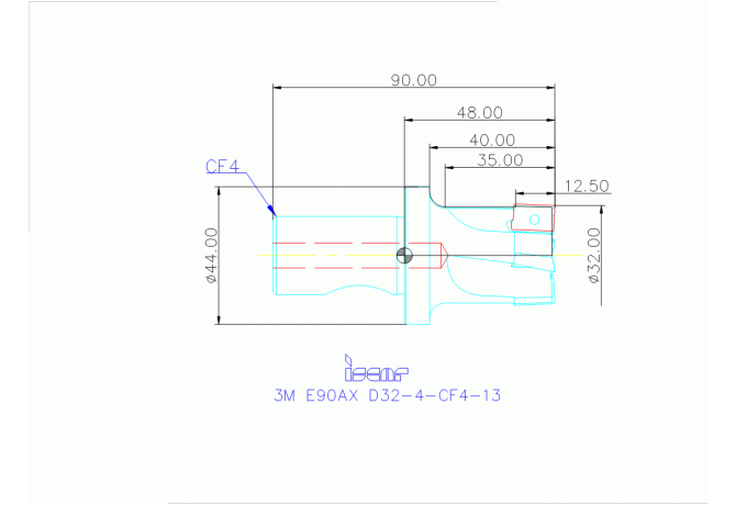 3M E90AX D32-4-CF4-13