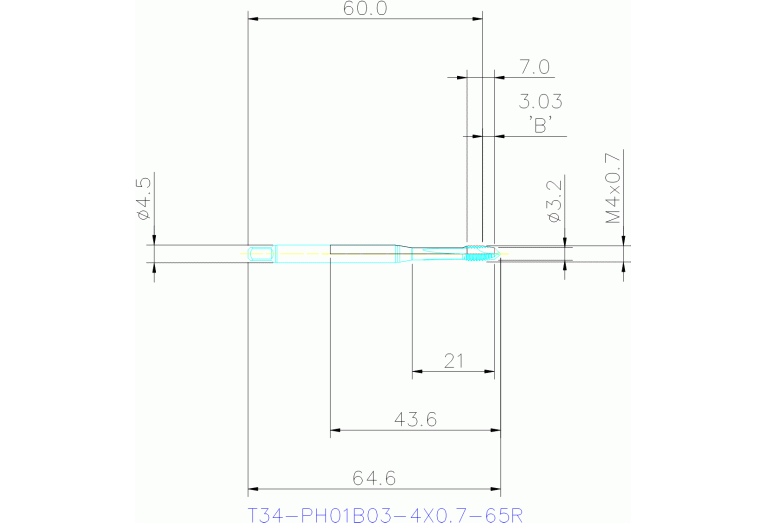T34-PH01B03-4X0.7-65R
