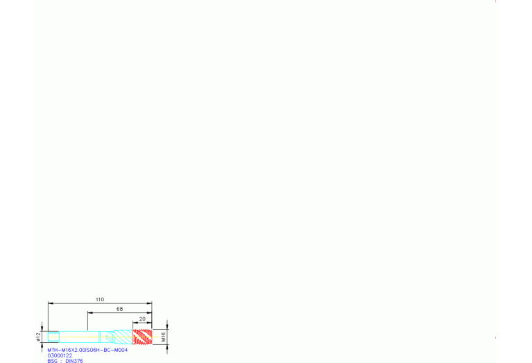 MTH-M16X2.00ISO6H-BC-M004