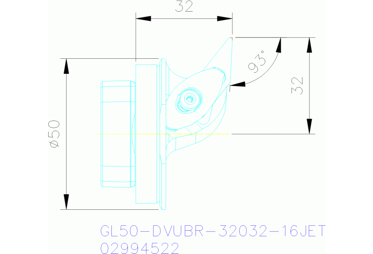 GL50-DVUBR-32032-16JET