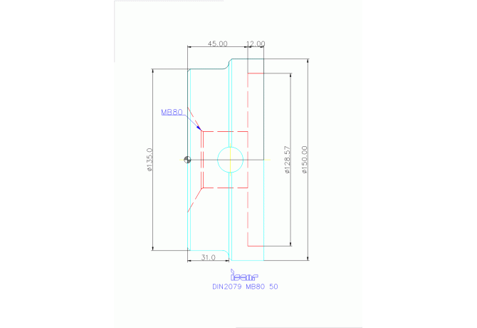 DIN2079 MB80 50