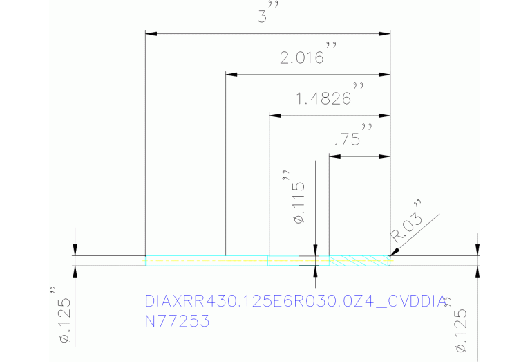 DIAXRR430.125E6R030.0Z4 CVDDIA