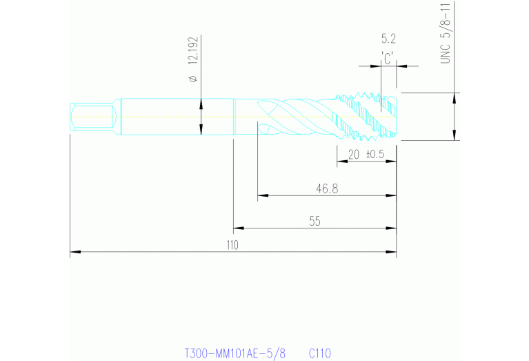T300-MM101AE-5/8 C110