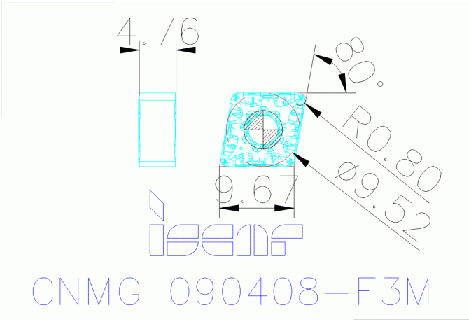 CNMG 090408-F3M IC830