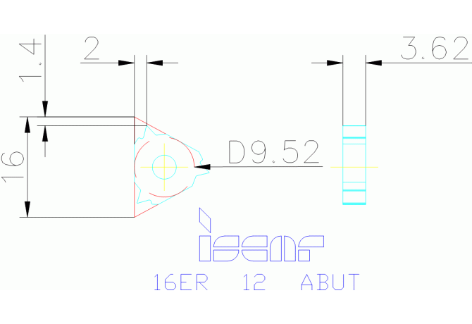 16ER 12 ABUT IC250