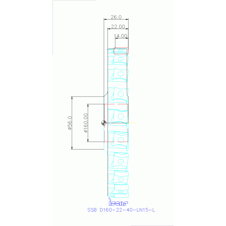 SSB D160-22-40-LN15-L