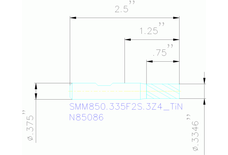 SMM850.335F2S.3Z4 TIN