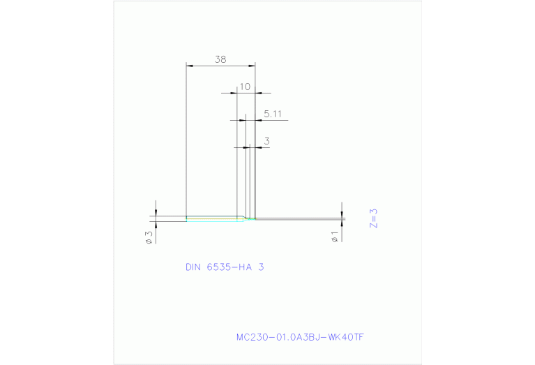 MC230-01.0A3BJ-WK40TF