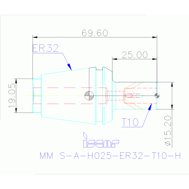 MM S-A-H025-ER32-T10-H