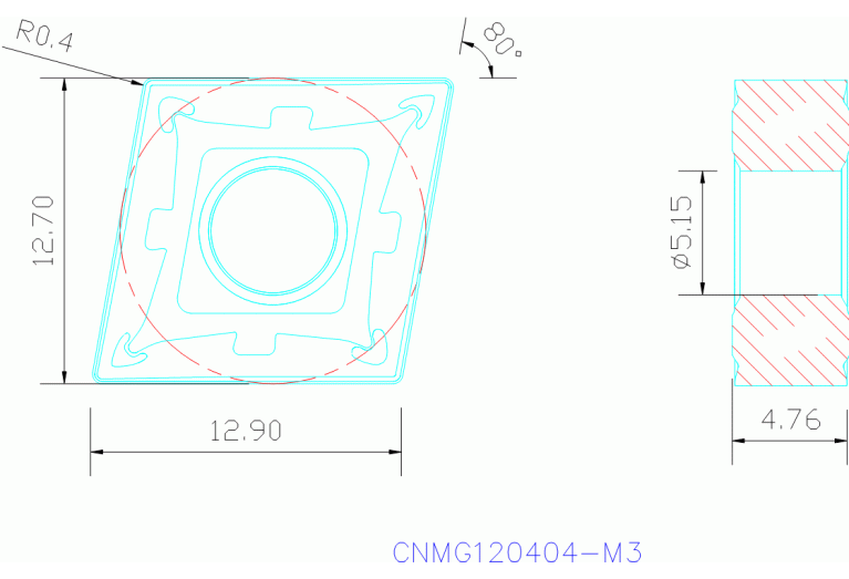 CNMG120404-M3 TP3500