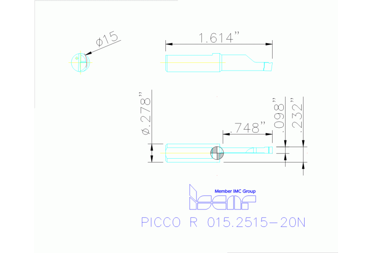 PICCO R 015.2515-20N IC908