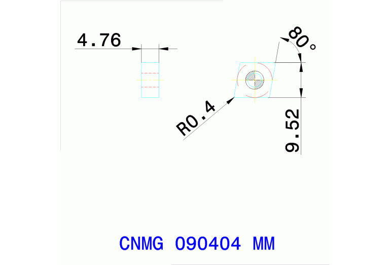 CNMG 090404 MM TT9215