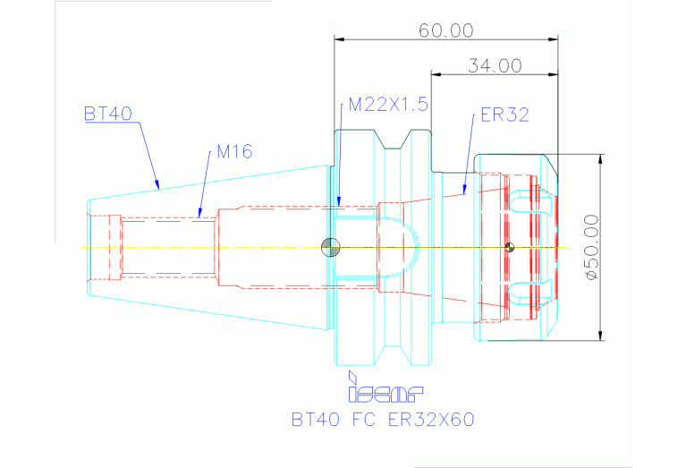 BT40 FC ER32X60