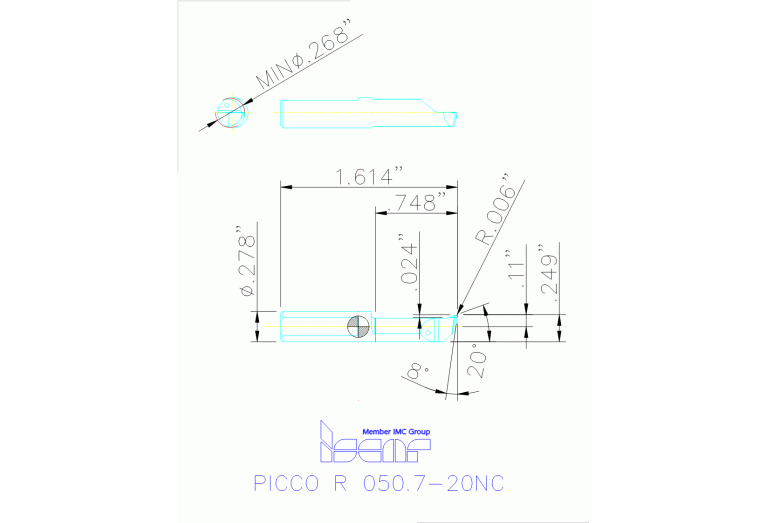 PICCO R 050.7-20NC IC908