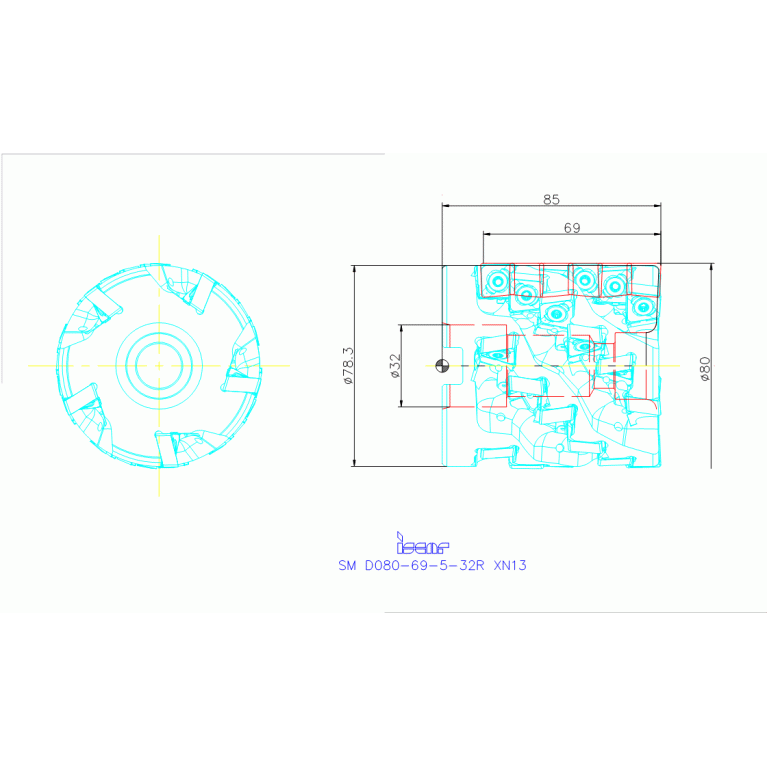 SM D080-69-5-32R XN13