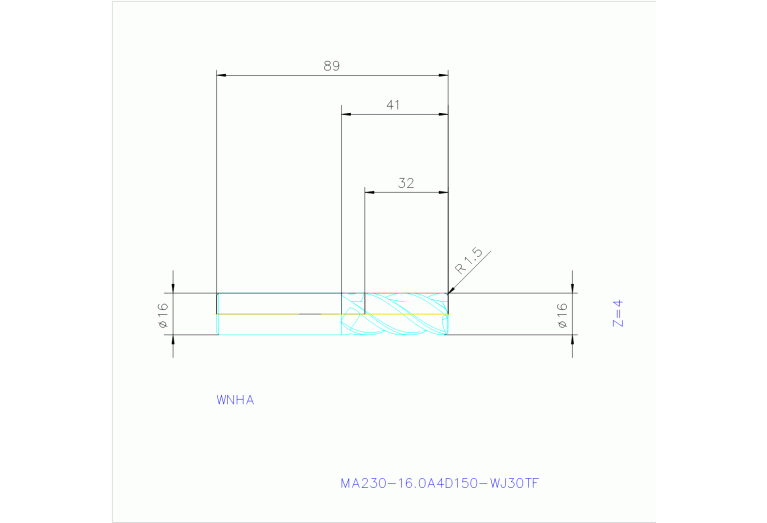MA230-16.0A4D150-WJ30TF