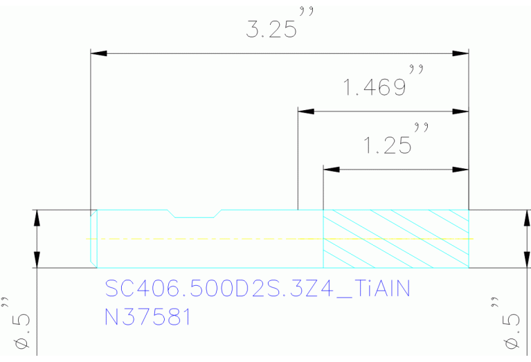 SC406.500D2S.3Z4 TIALN