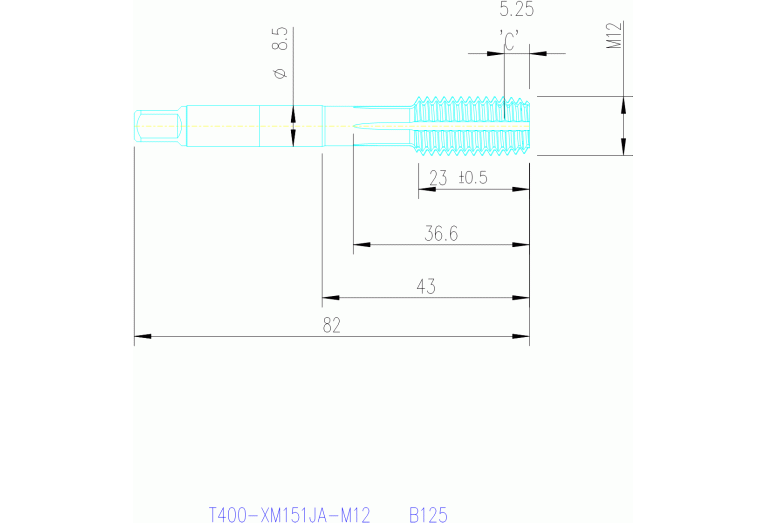 T400-XM151JA-M12 B125