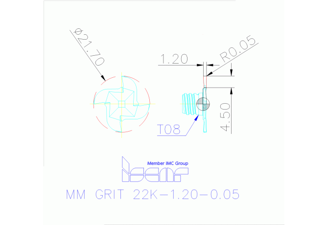MM GRIT 22K-1.20-0.05 IC528