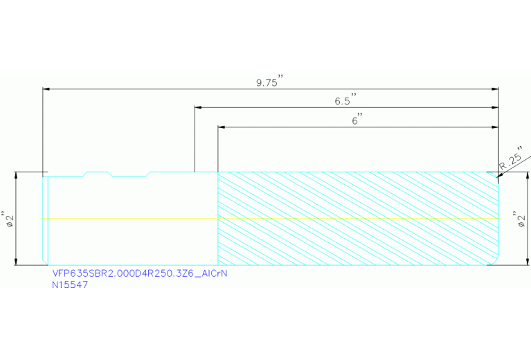 VFP635SBR2.000D4R250.3Z6 ALCRN