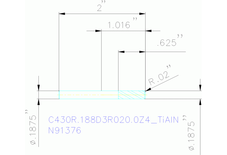 C430R.188D3R020.0Z4 TIALN