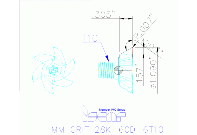 MM GRIT 28K-60D-6T10 IC908
