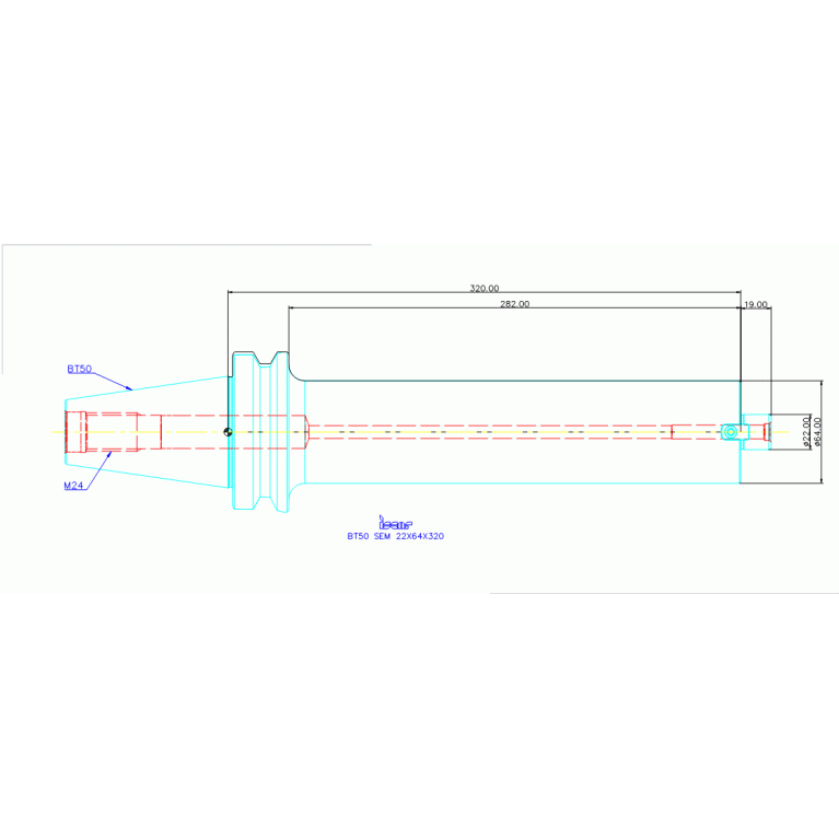 BT50 SEM 22X64X320