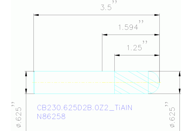 CB230.625D2B.0Z2 TIALN