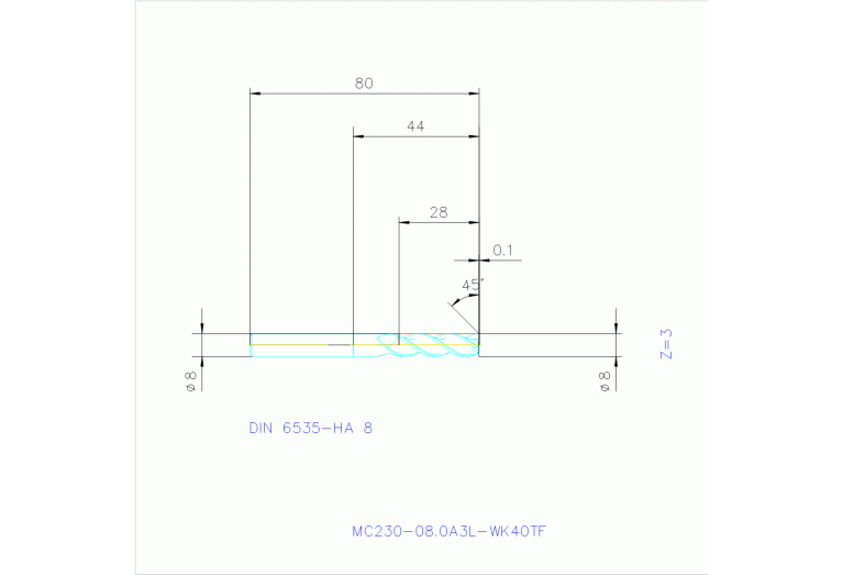 MC230-08.0A3L-WK40TF