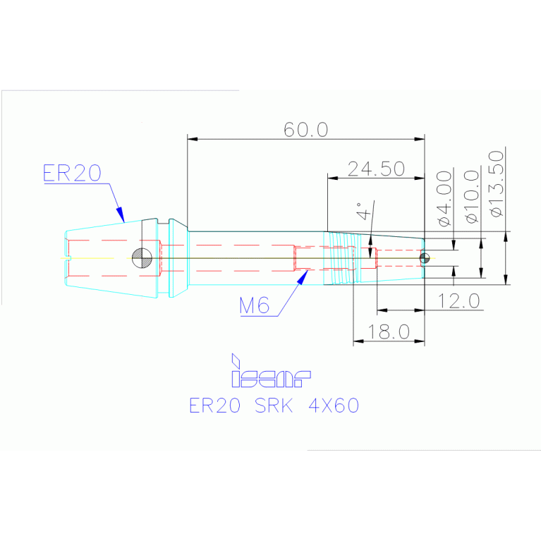 ER20 SRK 4X60